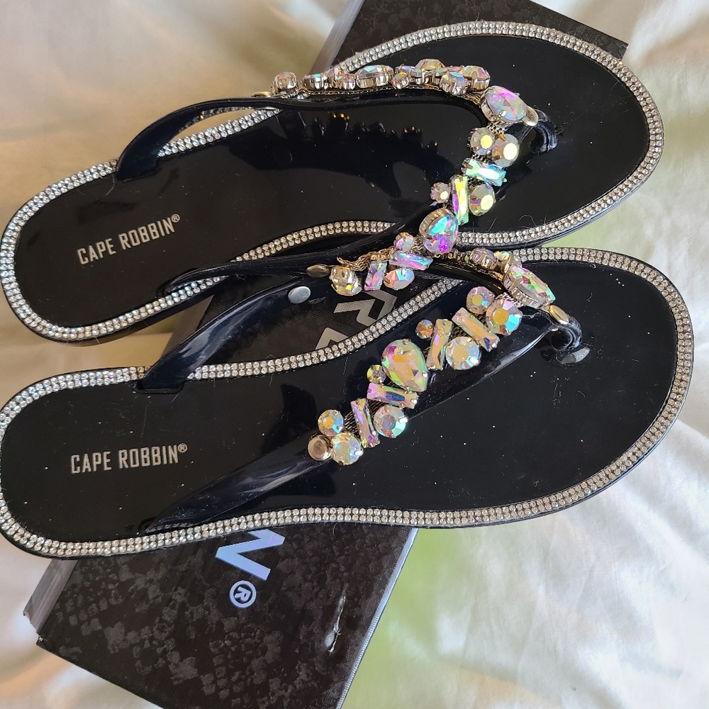 Bedazzled Cape Robin Sandals